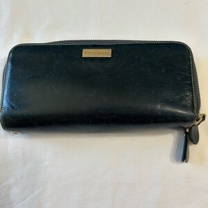 Elegant Dark Blue Wallet by Borgaset
